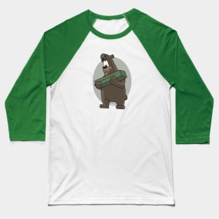 Soldier Bear Baseball T-Shirt